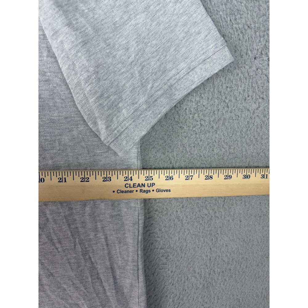 Brooks Brothers Polo Shirt Mens XL Gray Performance Supima Cotton Stretch Logo - Picture 3 of 6